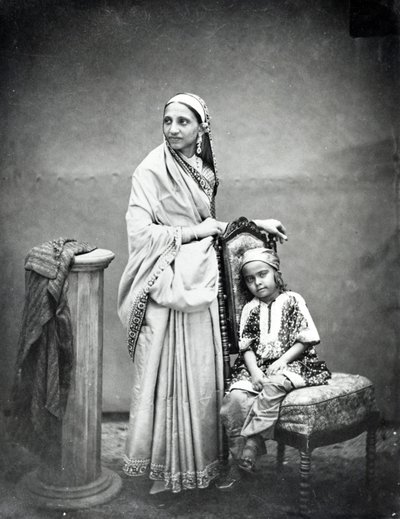 Parsee Woman and Child by English Photographer